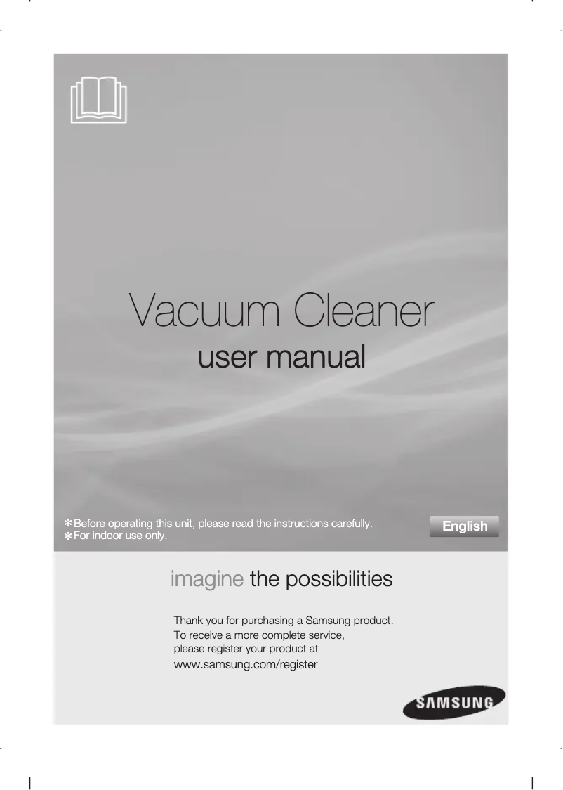 Page 1 de la notice Manuel utilisateur Samsung SC4770