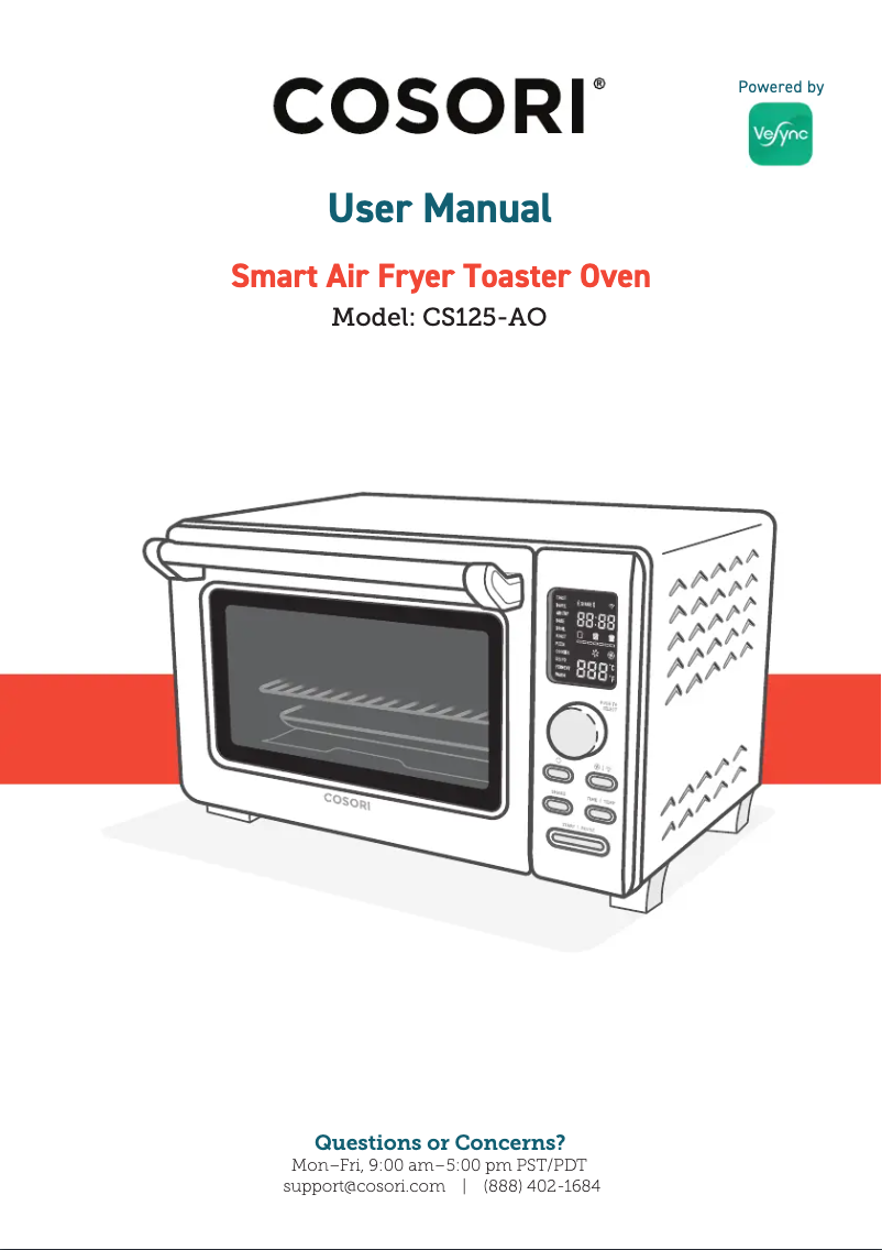 Página 1 del manual Manual de usuario Cosori CS125-AO