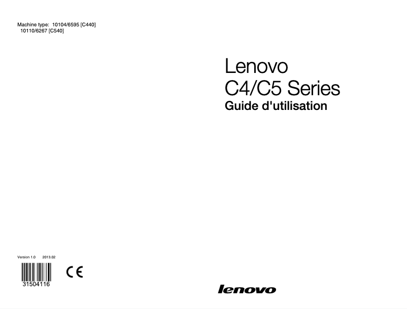 Imagen de la primera página del manual del dispositivo Essential C440