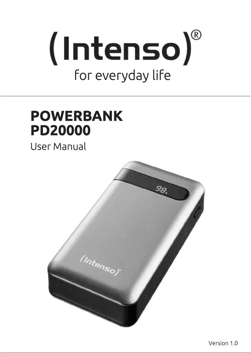 Image de la première page du manuel de l'appareil PD10000