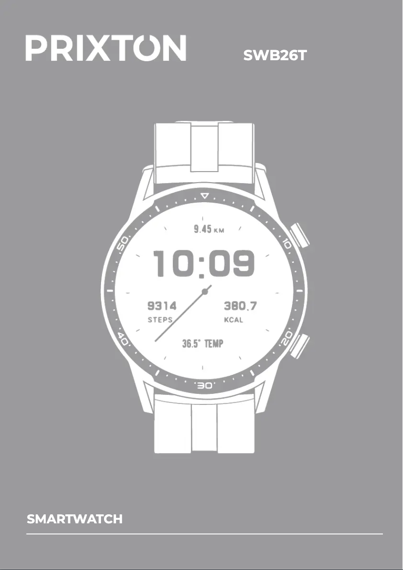 Page n°1 - Manuel utilisateur Prixton SWB26T