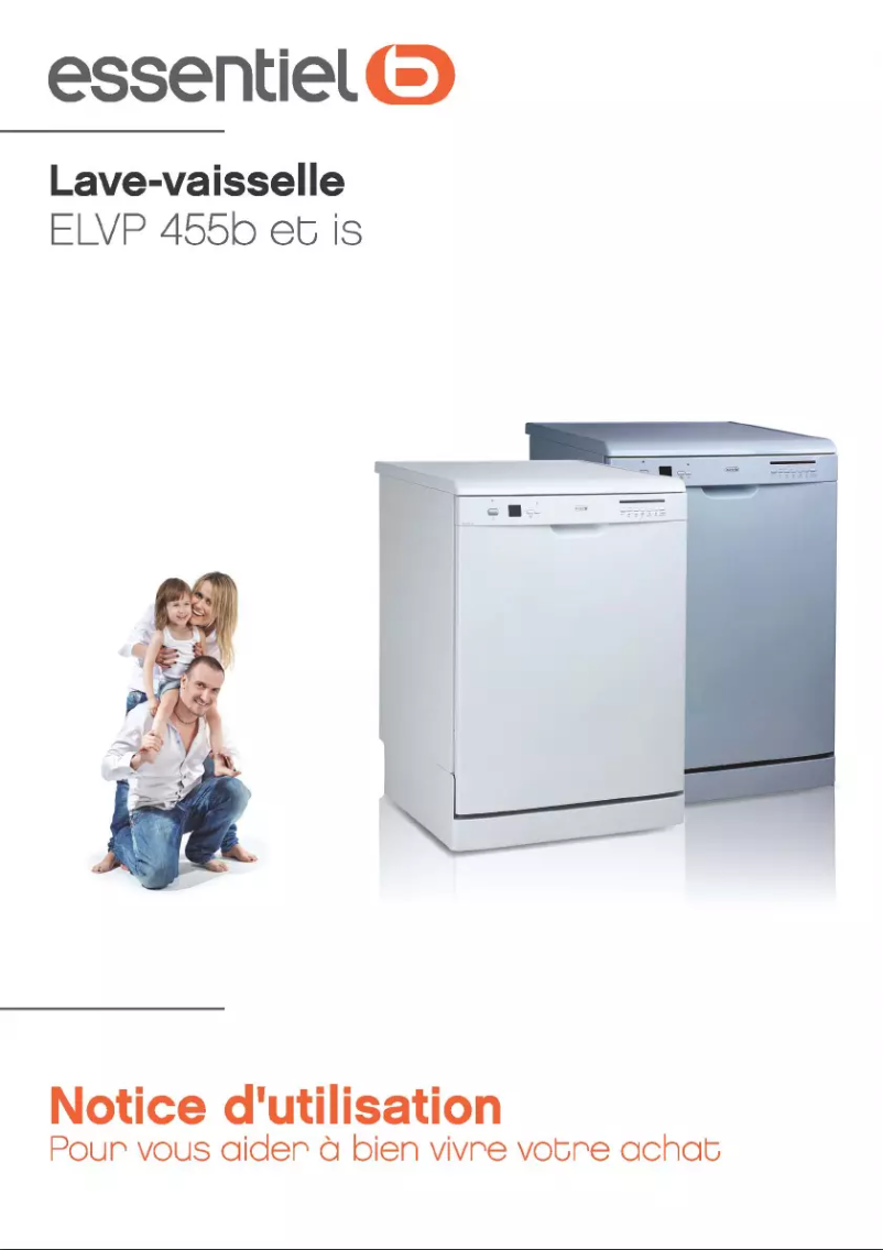 First page image of the manual for ELVP 455b