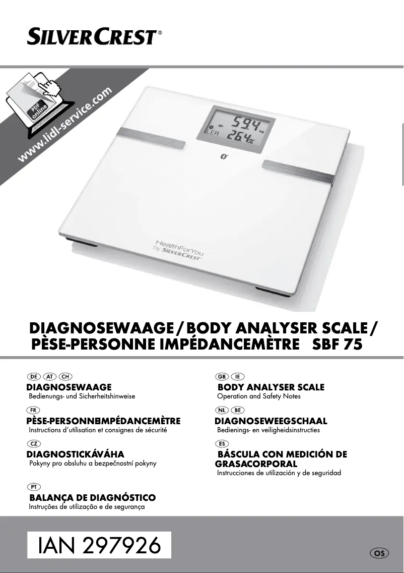 Página 1 del manual Manual de usuario SilverCrest IAN 278152