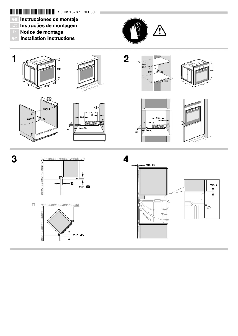 Page n°1 - Guide d'installation Neff B12P32N0