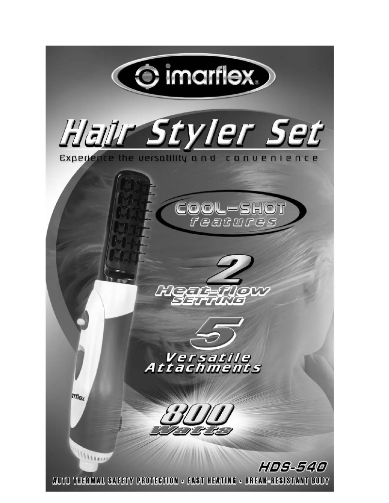 Page n°1 - Manuel utilisateur Imarflex HDS-540