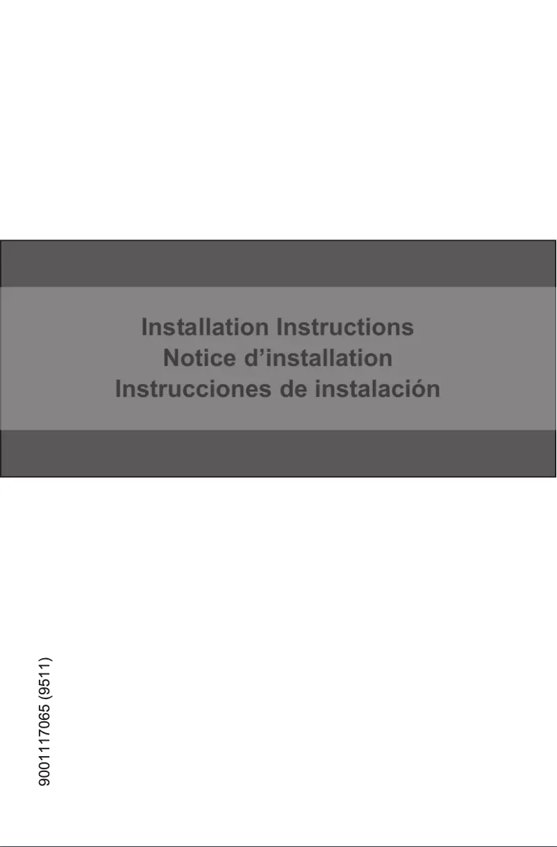 Page n°1 - Guide d'installation Bosch SHX5AV56UC