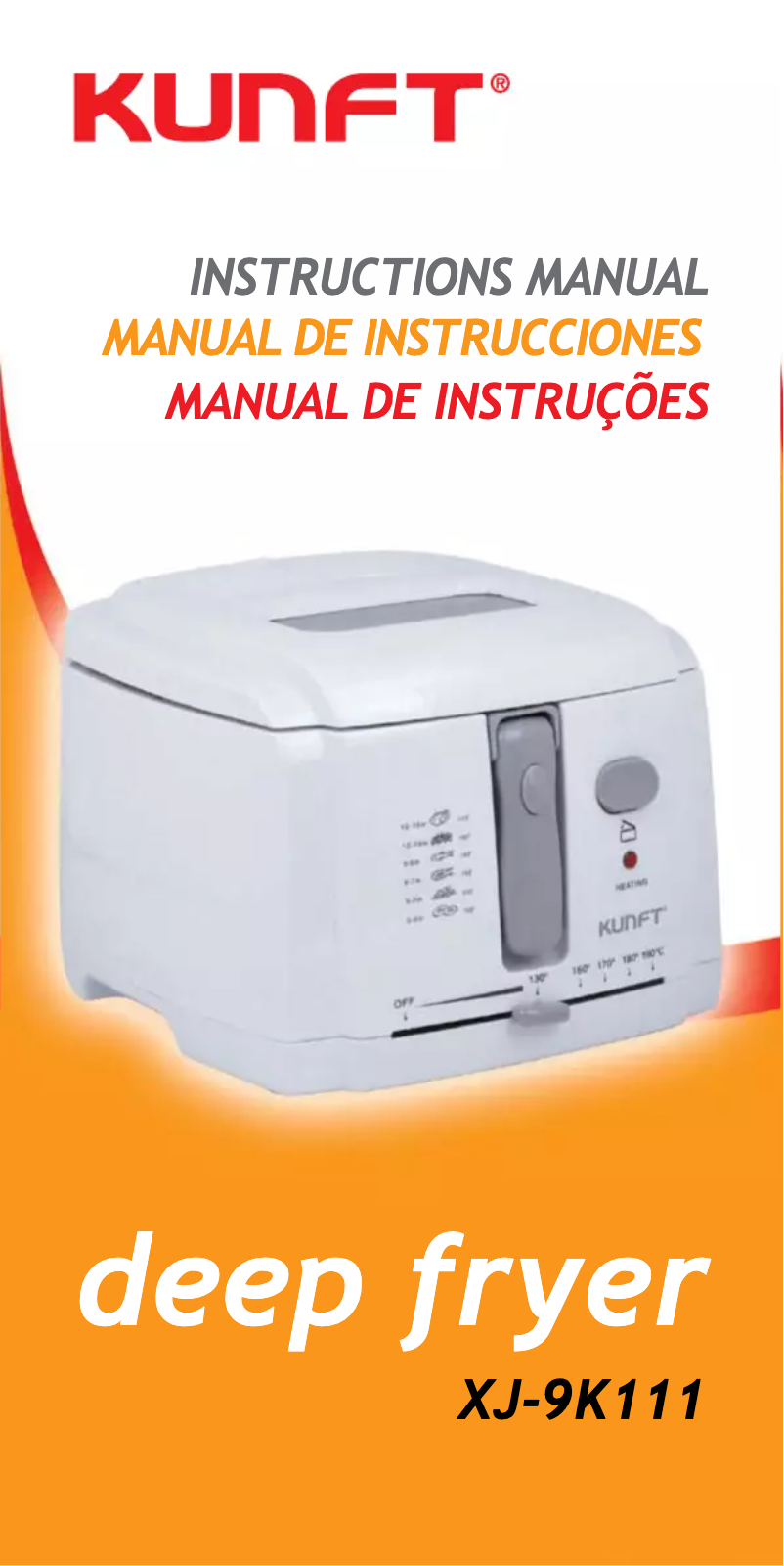 Página 1 del manual Manual de usuario Kunft XJ-9K111