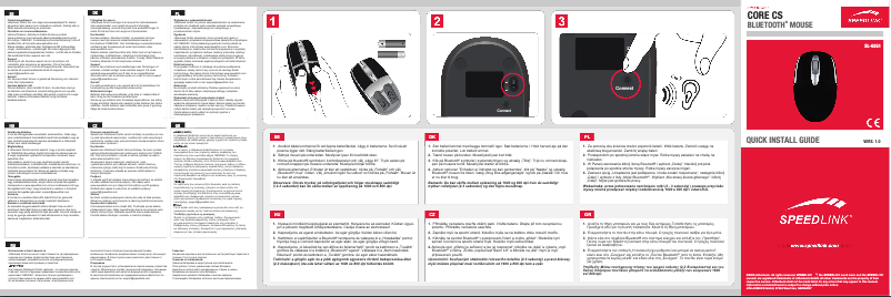 Image de la première page du manuel de l'appareil SL-6351-SWT
