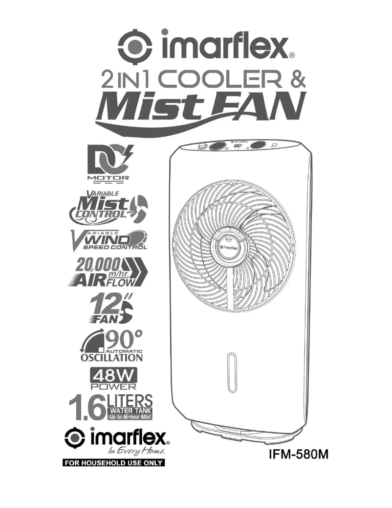 Page 1 de la notice Manuel utilisateur Imarflex IFM-580M