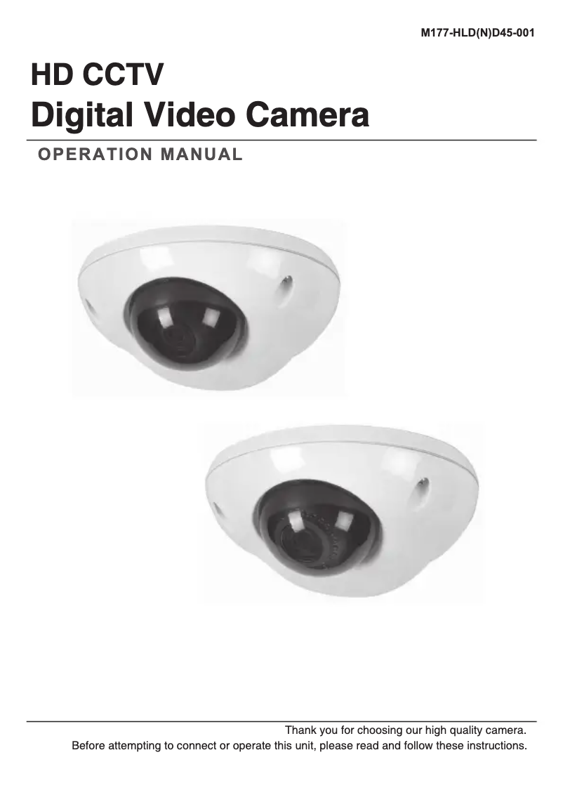 Page n°1 - Manuel utilisateur KT&C KPC-HLDD45M