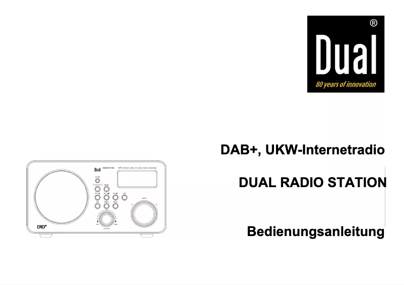 Page n°1 - Manuel utilisateur Dual Radio Station