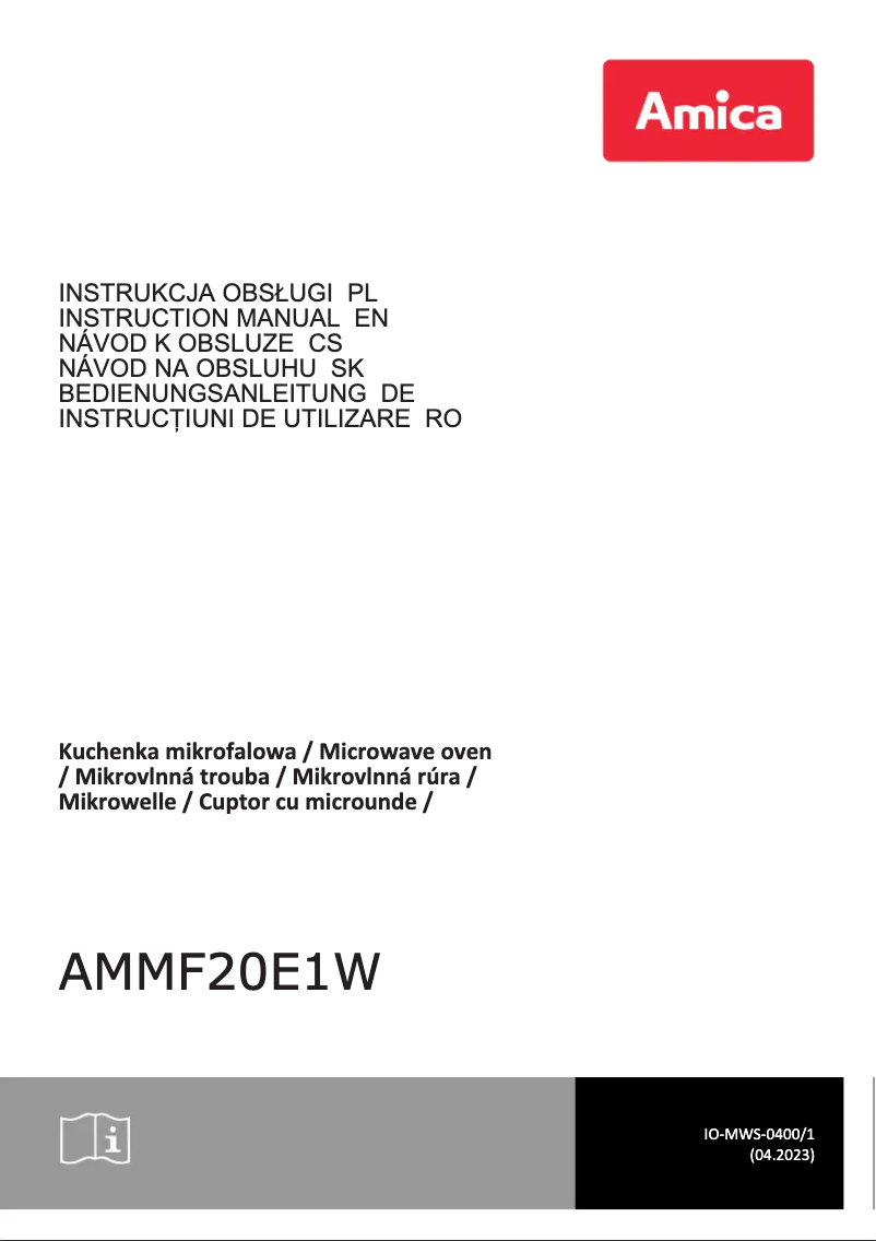 Page n°1 - Manuel utilisateur Amica AMMF20E1S