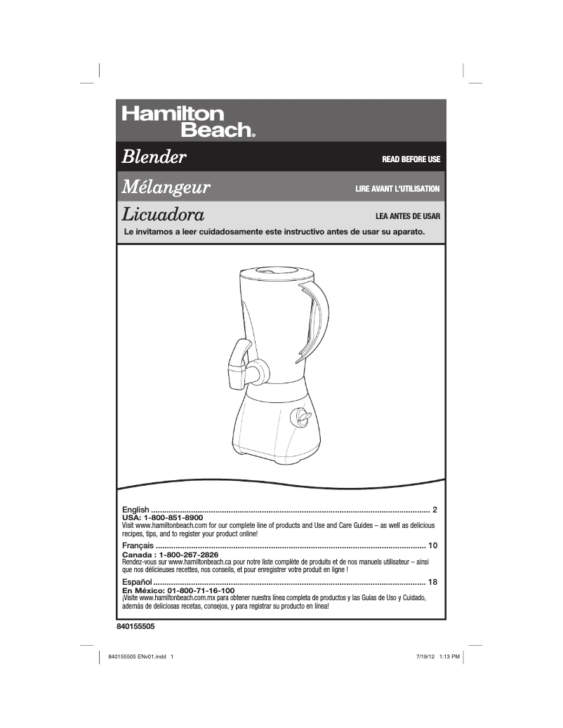 Image de la première page du manuel de l'appareil Wave Station Express 54615B