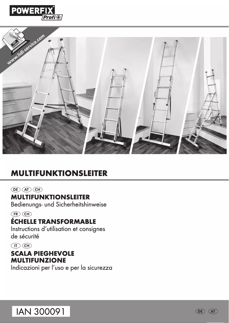 Page n°1 - Manuel utilisateur Powerfix 111053-14-01