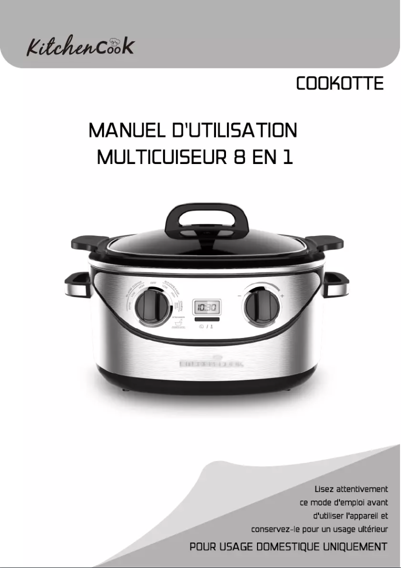 Page n°1 - Manuel utilisateur Kitchen Cook Cookotte