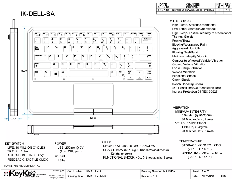 Imagen de la primera página del manual del dispositivo IK-DELL-SA