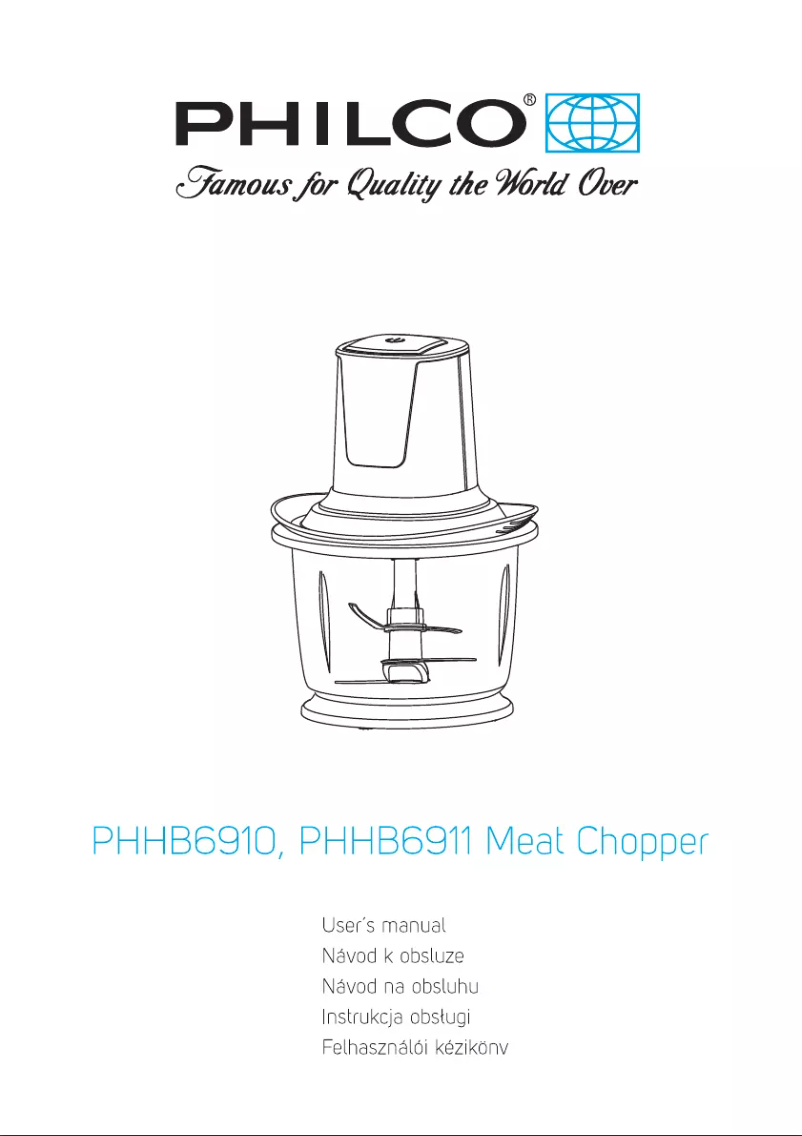 Page n°1 - Manuel utilisateur Philco PHHB 6911