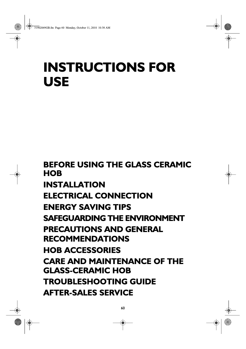 Página 1 del manual Manual de usuario Whirlpool AKM 989/NE/01