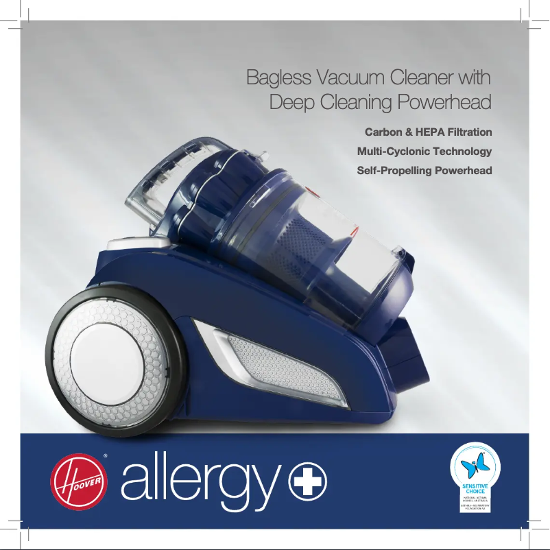Page n°1 - Manuel utilisateur Hoover Allergy 7011PH