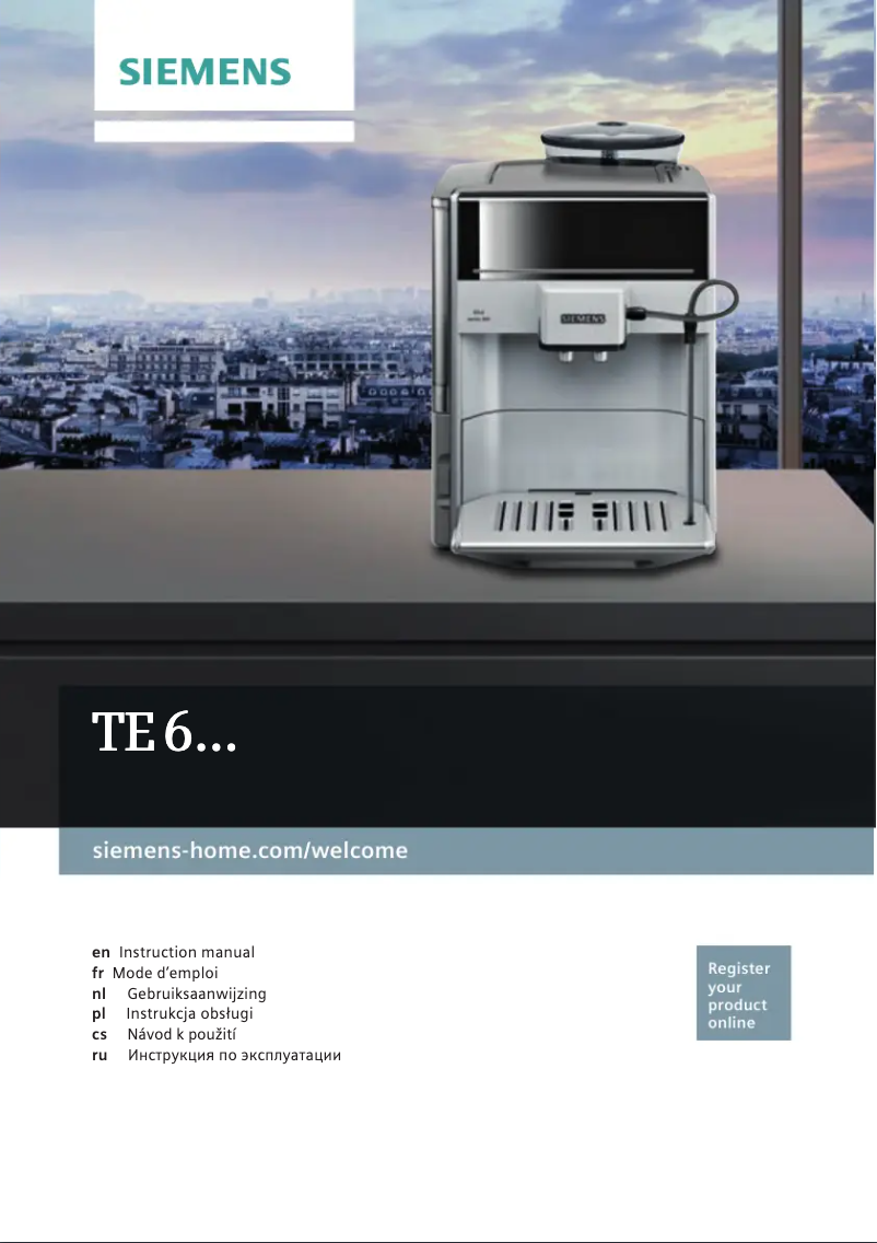 Image de la première page du manuel de l'appareil TE617203RW