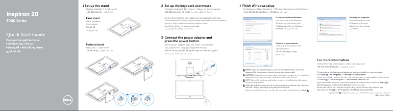Page n°1 - Guide d'installation Dell Inspiron 3059