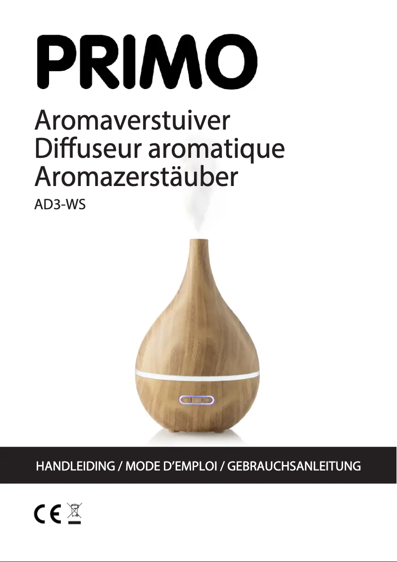 Page 1 de la notice Manuel utilisateur Primo AD3-WS