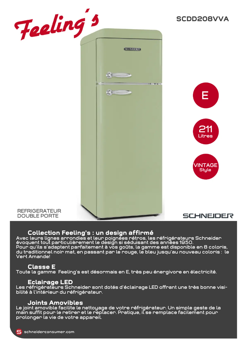 Image de la première page du manuel de l'appareil SCDD208VVA