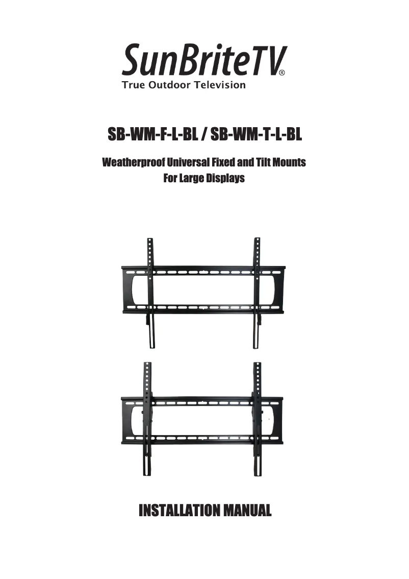 Image de la première page du manuel de l'appareil SB-WM-T-L-BL