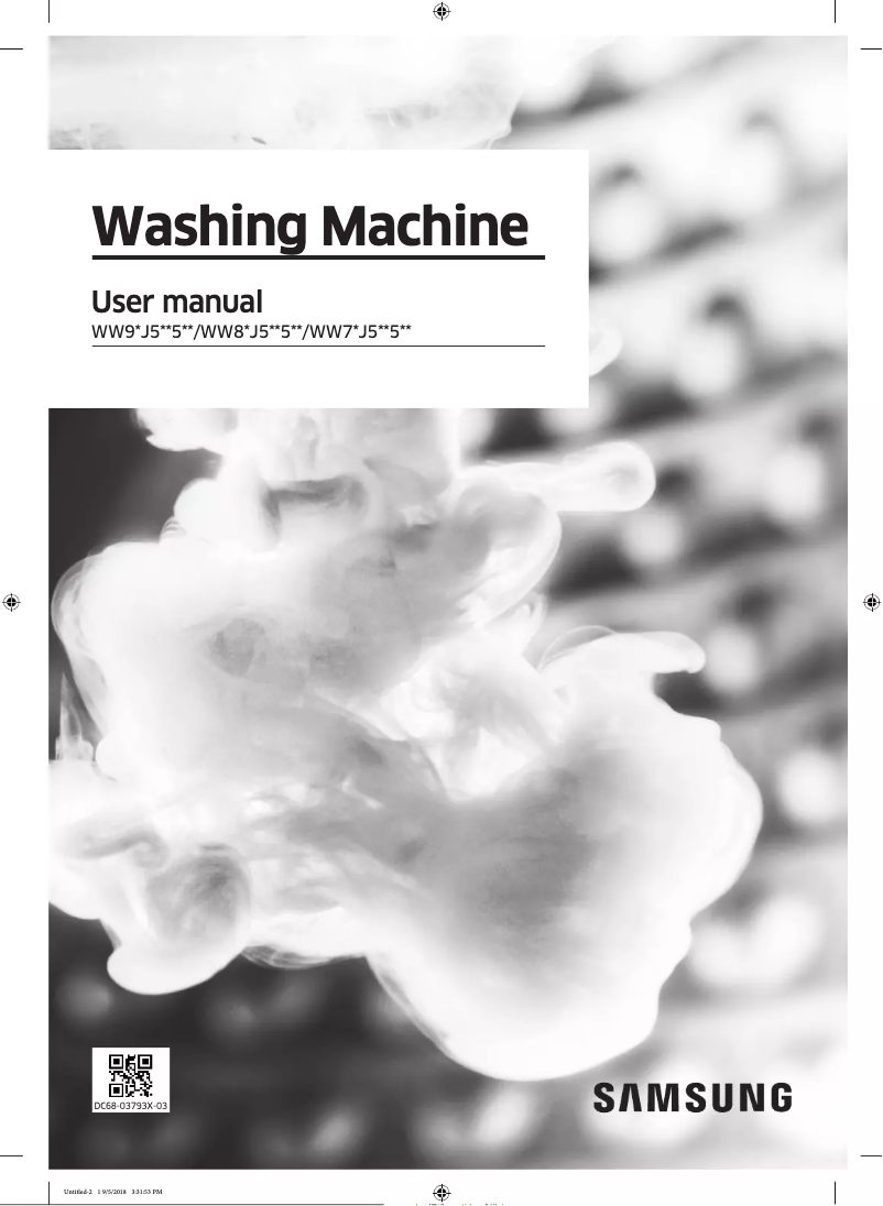 Image de la première page du manuel de l'appareil WW7SJ5545FW