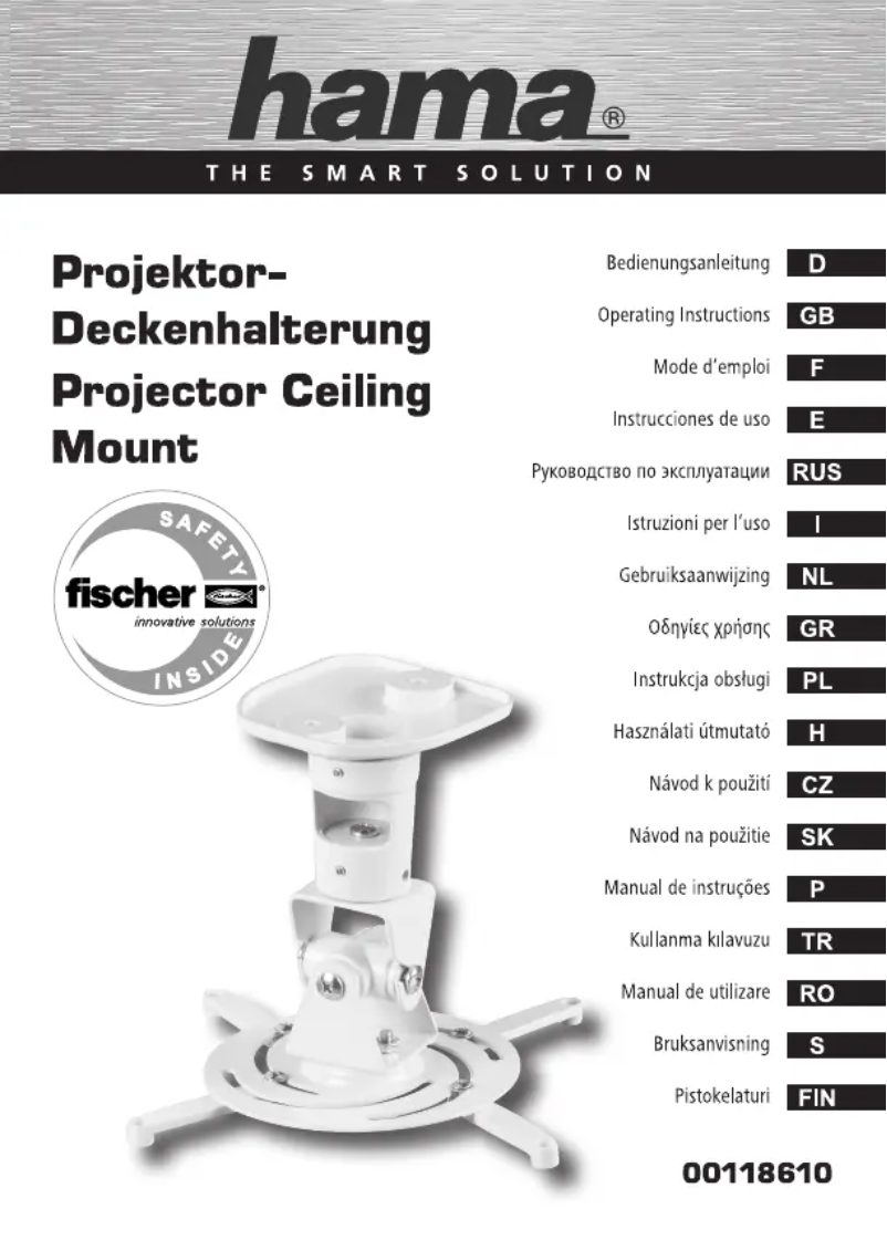 Page 1 de la notice Manuel utilisateur Hama 118610