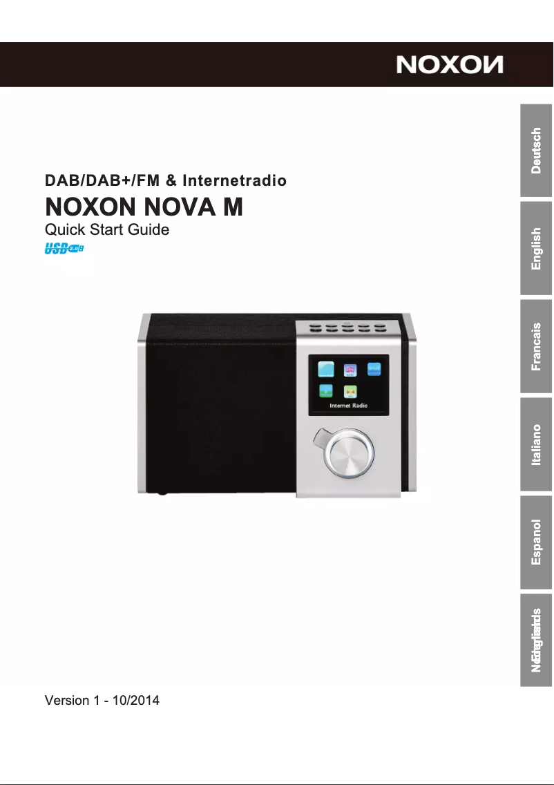 Page n°1 - Manuel utilisateur Noxon Nova M