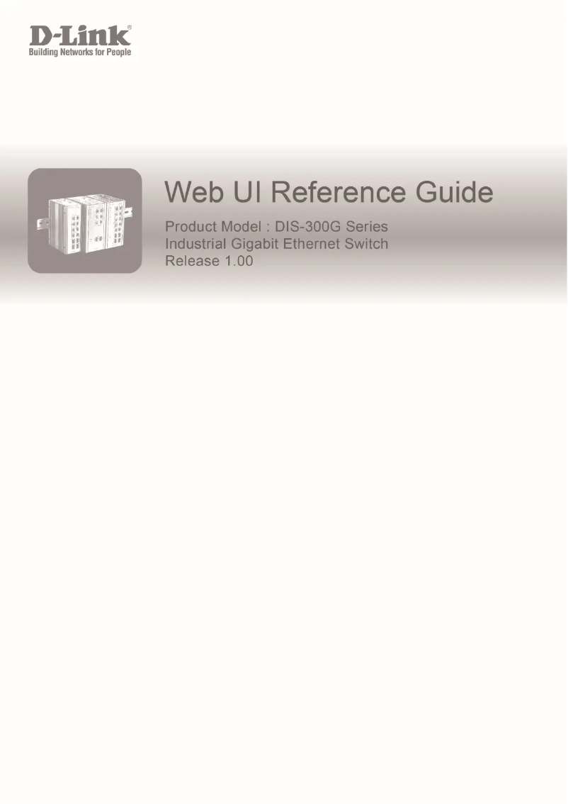 Page n°1 - Manuel utilisateur D-Link DIS-300G-12SW