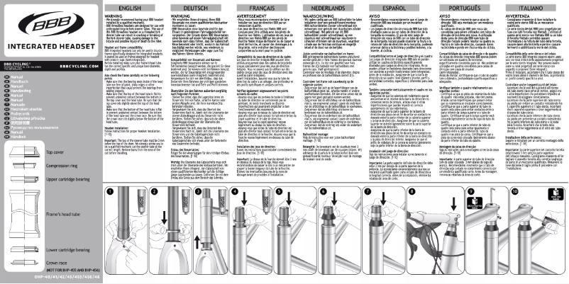 Image de la première page du manuel de l'appareil BHP-456