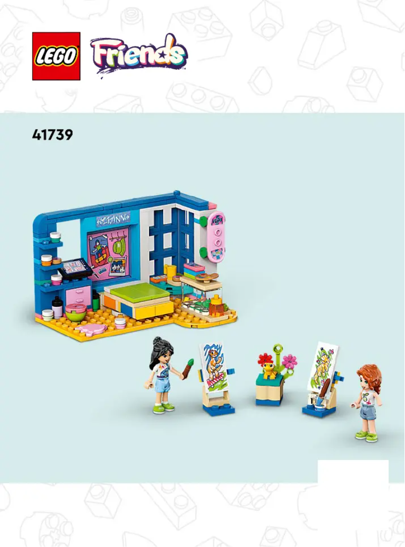 Page n°1 - Consignes visuelles Lego Friends 41739