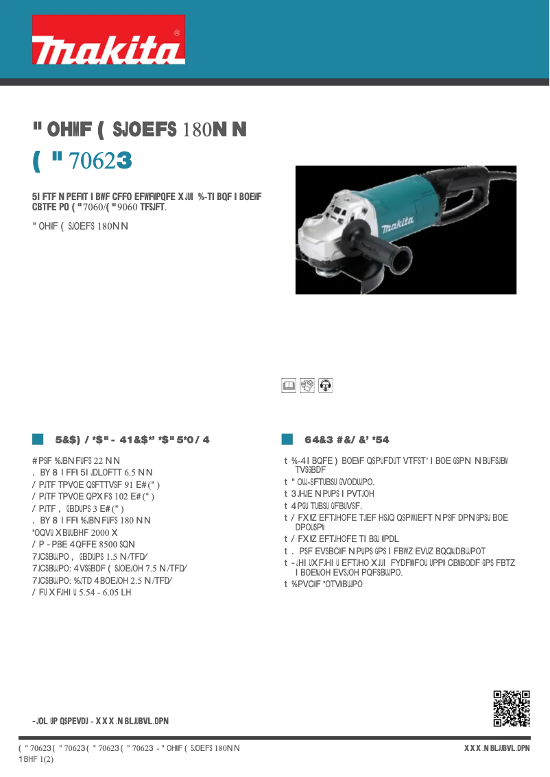 Image de la première page du manuel de l'appareil GA7062R