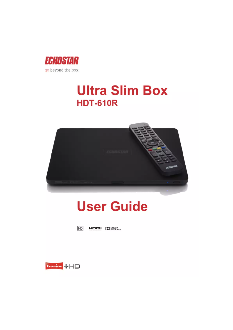 Image de la première page du manuel de l'appareil HDT-610R