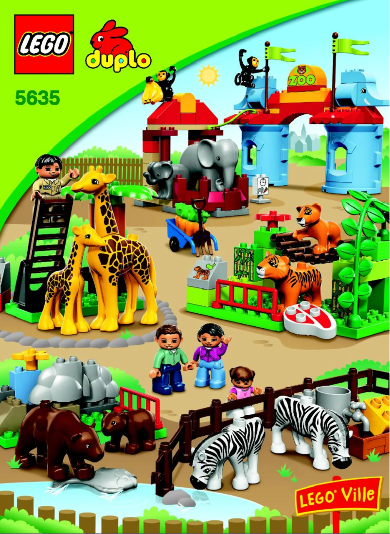 Image de la première page du manuel de l'appareil ® DUPLO® Big City Zoo Value P