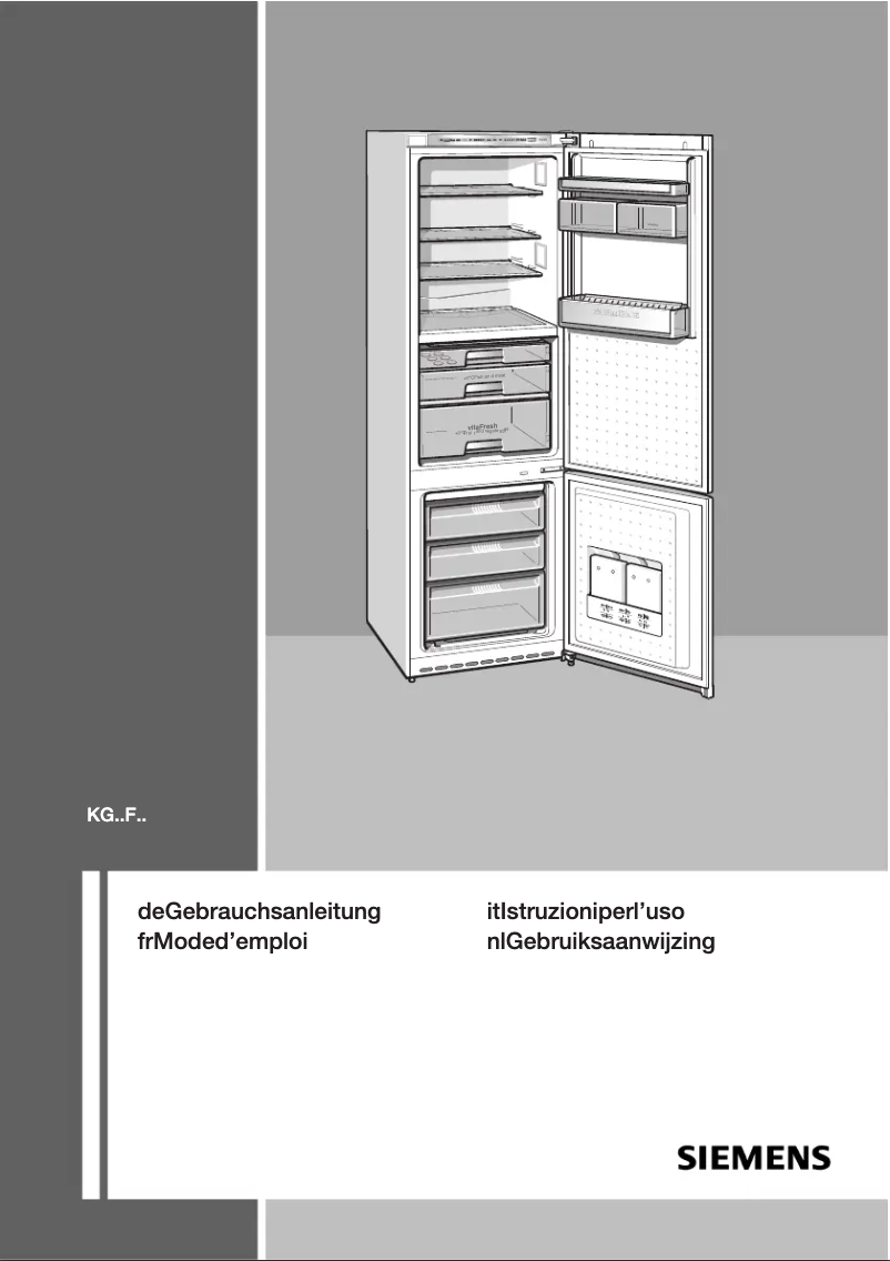 Page n°1 - Manuel utilisateur Siemens KG39FSB20