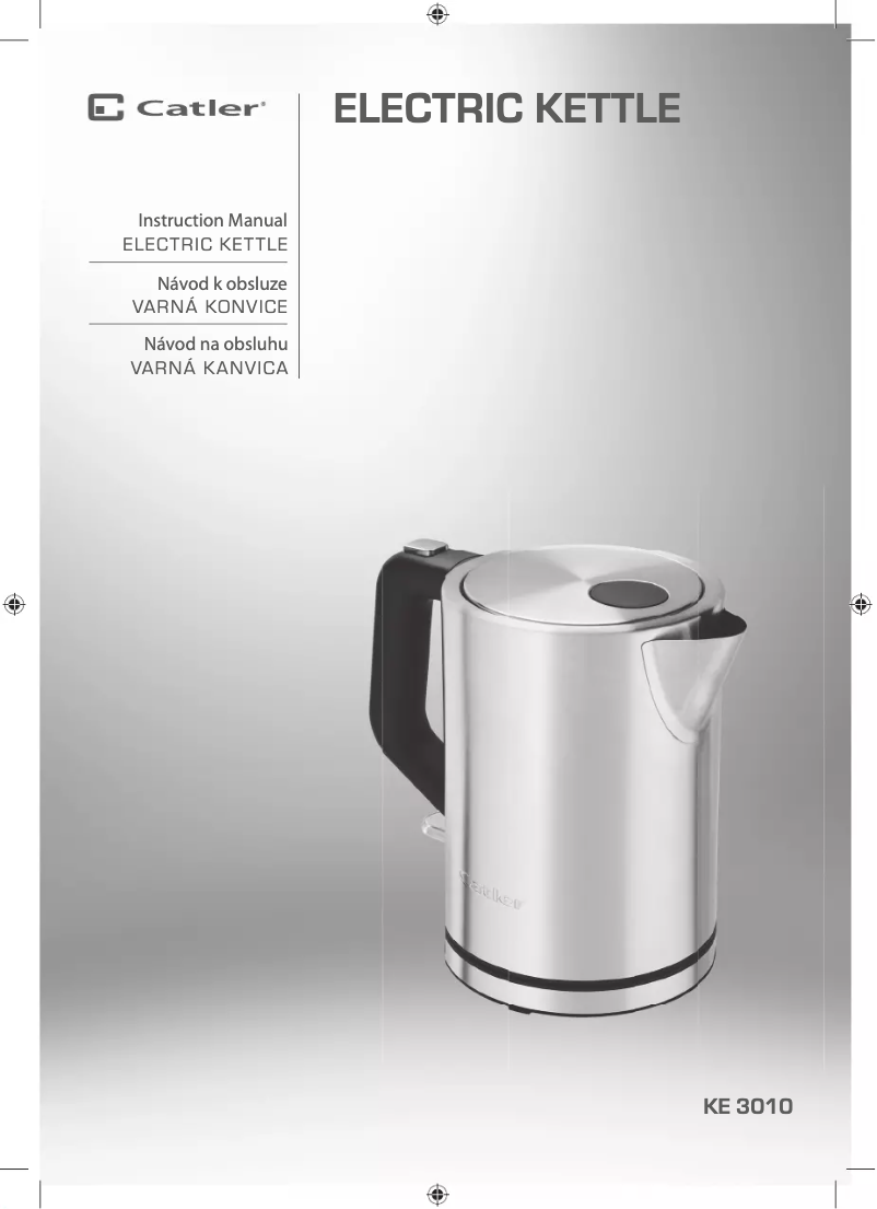 Image de la première page du manuel de l'appareil KE 3010