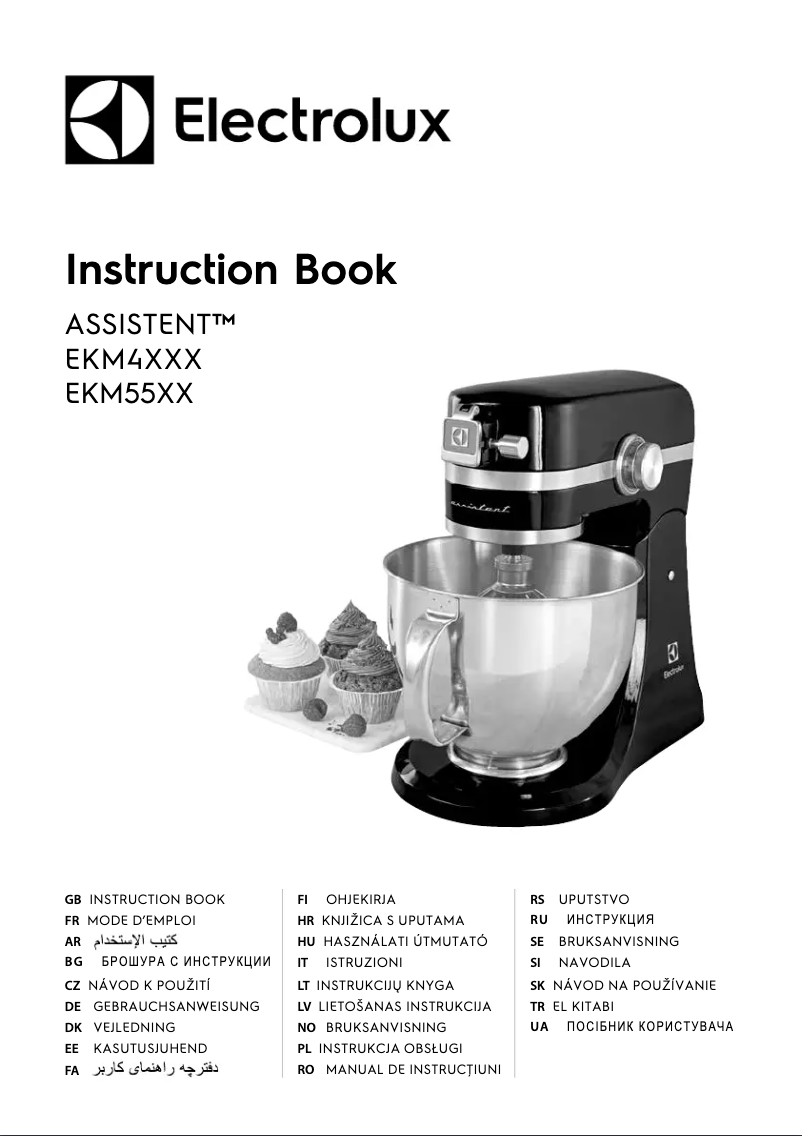 Page n°1 - Manuel utilisateur Electrolux Assistent EKM5540