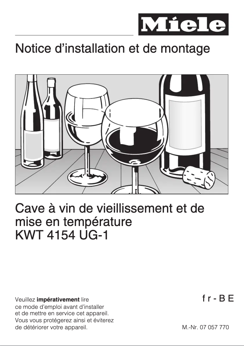 Image de la première page du manuel de l'appareil KWT 4154 UG-1
