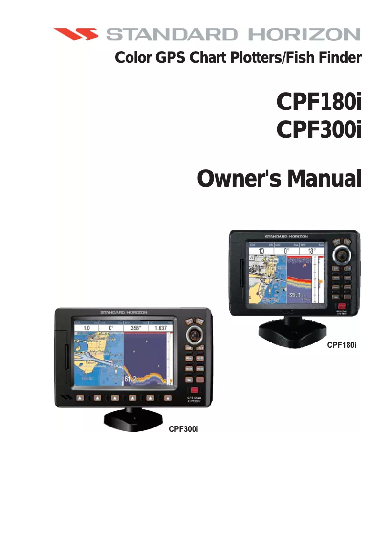 Página 1 del manual Manual de usuario Standard Horizon CPF180i