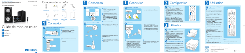 Image de la première page du manuel de l'appareil MCD802