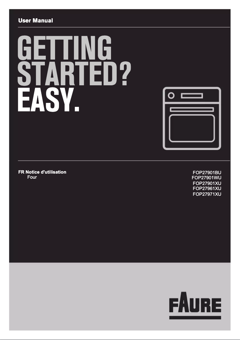 First page image of the manual for FOP27901BU
