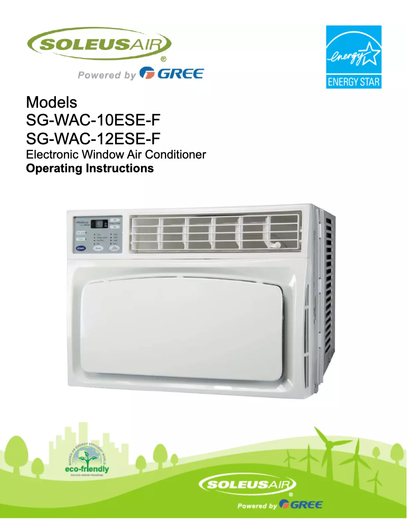 Página 1 del manual Manual de usuario SoleusAir SG-WAC-12ESE-F