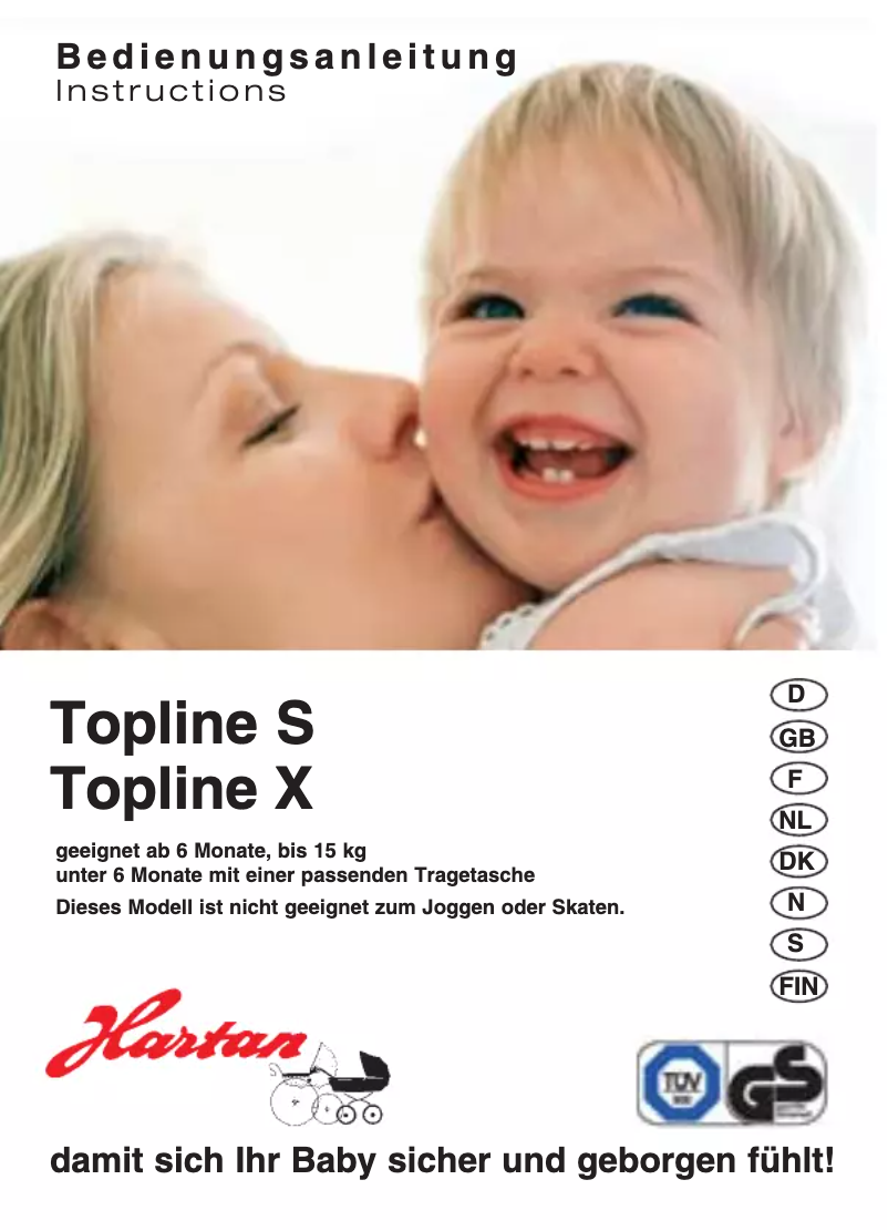 Page 1 de la notice Manuel utilisateur Hartan Topline X