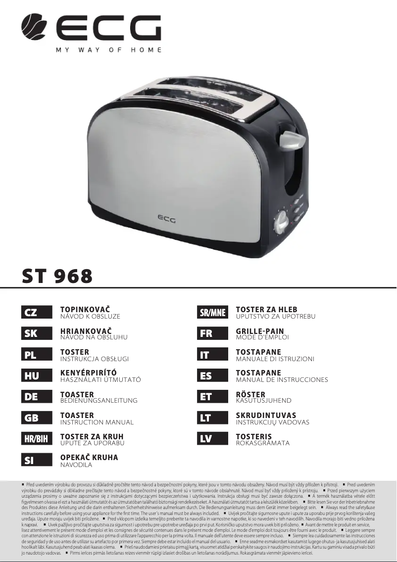 Page n°1 - Manuel utilisateur ECG ST 2708