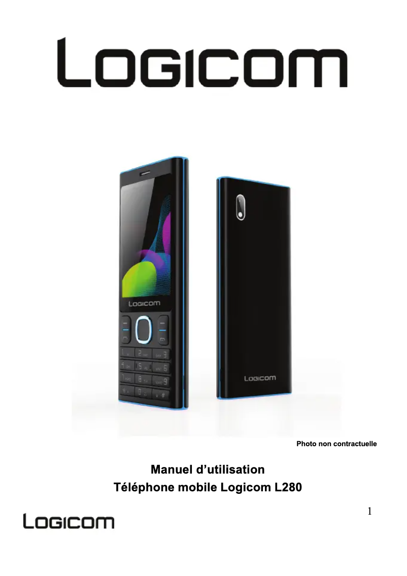 Image de la première page du manuel de l'appareil L-280