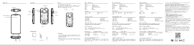 Page n°1 - Manuel utilisateur Oukitel WP18