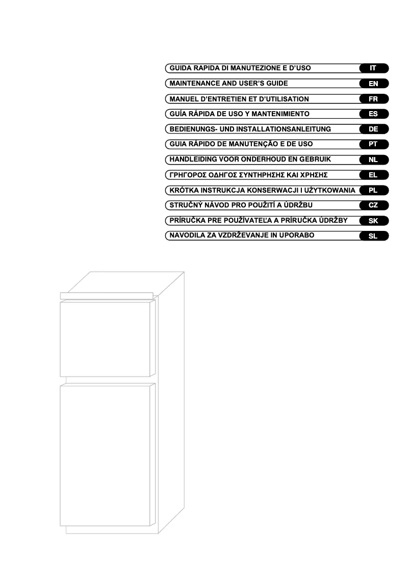 Page 1 de la notice Manuel utilisateur Candy CFBD 2450/5E